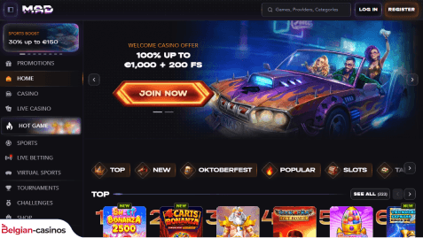 mad casinolobby