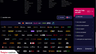 klantenservice van nv casino